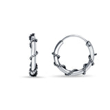 Bela Sterling Silver Oxidised Bali for Women