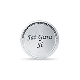 999 Silver Jai Guru Ji 10 Gram Silver Coin