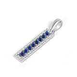 Charming You Silver Pendant for Women - Blue