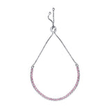 Pink Desire Sterling Silver zirconia Bracelet for Women