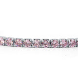 Pink Desire Sterling Silver zirconia Bracelet for Women