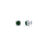 Green Mood 925 Sterling Silver Silver 4-piece Sets for Women