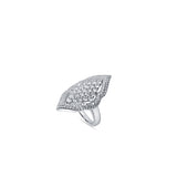 Pranshi Silver Ring for Women with Zirconia