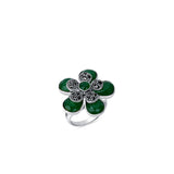 Sayonee Ring for Women - Emerald