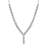 Garden Glory Sterling Silver Necklace with Zirconia