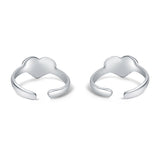 Dilruba Enamel Sterling Silver Toe Ring for Women