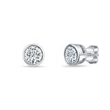 Shiny Dot Sterling Silver Studs for Girls