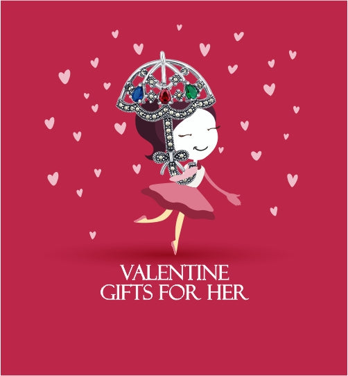 Pure Sterling Silver Valentine Gifts for her