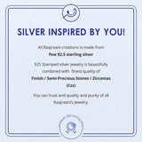 Graceful Silver Zirconia Dangler for Women with Pearl drop