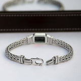 Black Luxe 925 sterling silver Turkish Bracelet for men