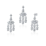 Jazzy Diva Silver 2-piece Set for Women