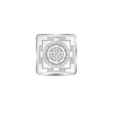 999 Silver Lakshmi Ganesha 50 Gram Square Coin