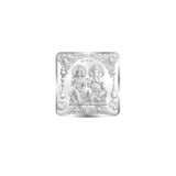 999 Silver Lakshmi Ganesha 50 Gram Square Coin