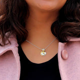 Dream Make future  Silver Charm pendant and chain set for women