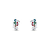 Seashine Seahorse 925 Sterling Silver Sets for Kids