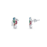 Seashine Seahorse 925 Sterling Silver Sets for Kids