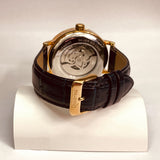 NOCTARA Automatic Watch for Men | Blue Leather Strap & Gold Tone Case