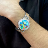 Golden Majesty Watch for Men with Gold & Silver Dual Tone Stainless Steel Strap