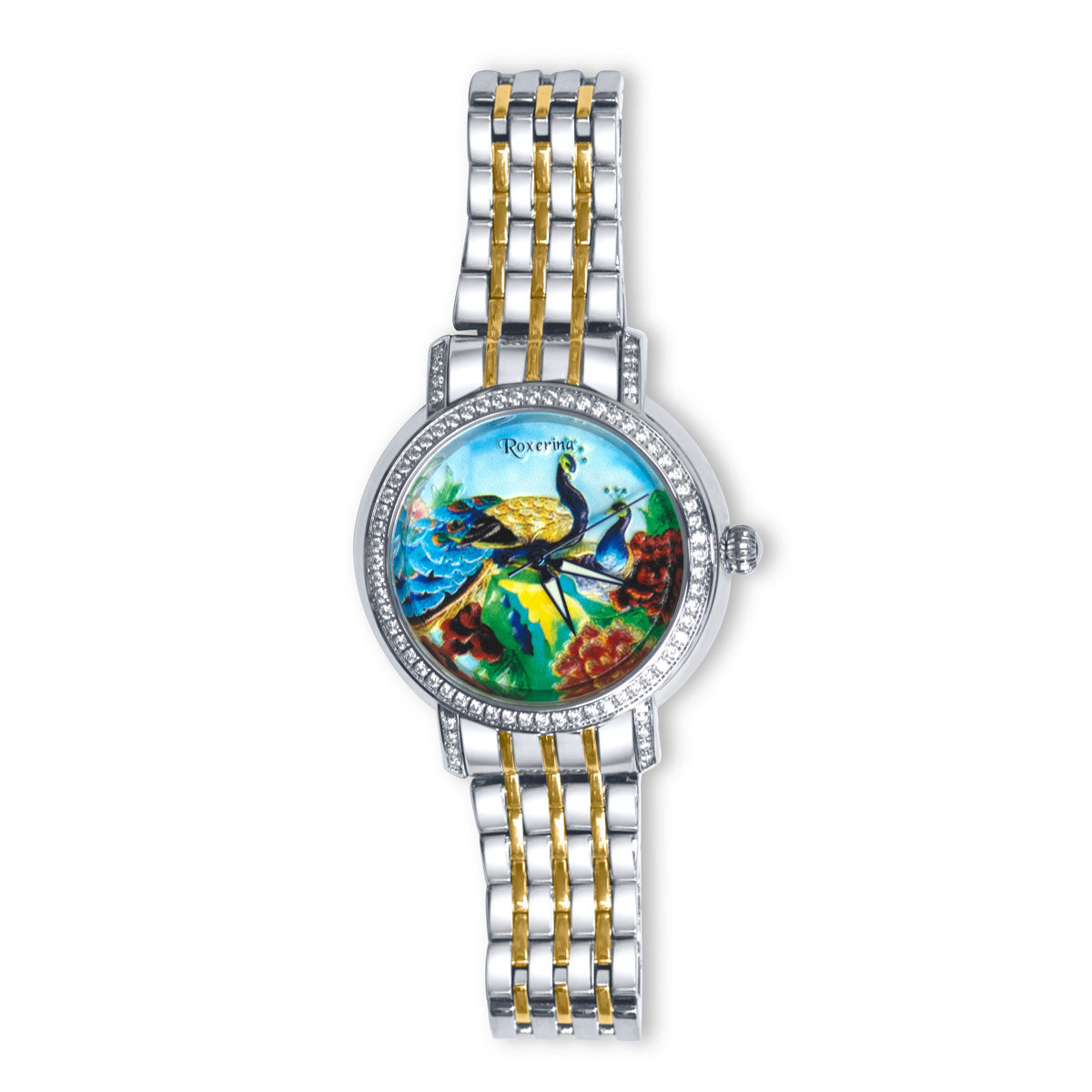 Golden Majesty Watch for Men with Gold & Silver Dual Tone Stainless Steel Strap