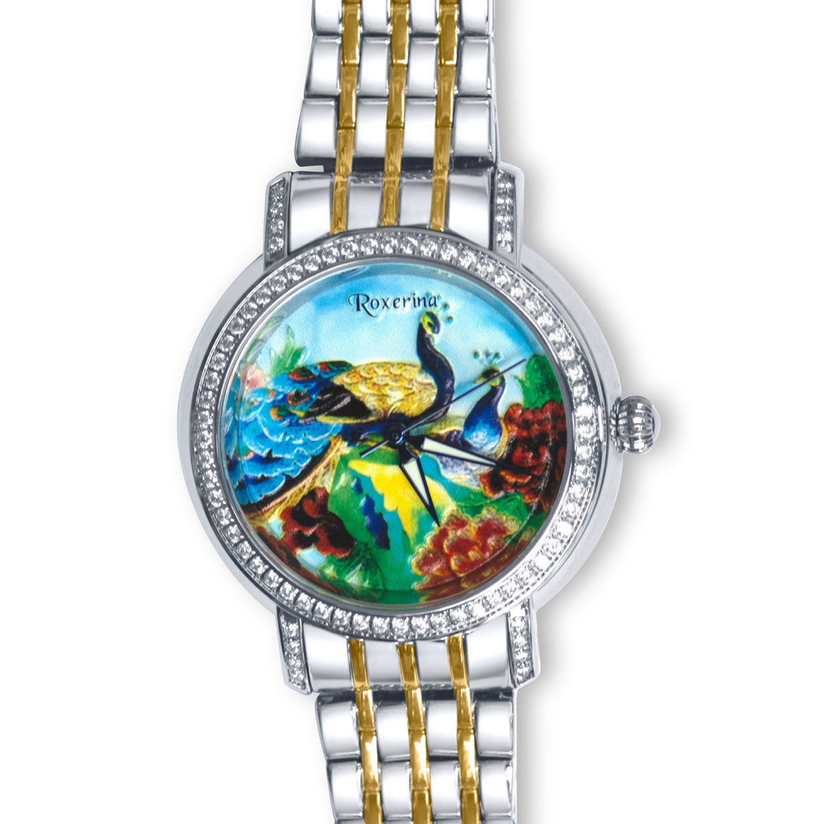 Golden Majesty Watch for Men with Gold & Silver Dual Tone Stainless Steel Strap