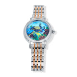 Rose Gold Majesty Watch for Men with Rose Gold & Silver Dual Tone Stainless Steel Strap