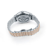 Rose Gold Majesty Watch for Men with Rose Gold & Silver Dual Tone Stainless Steel Strap
