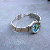 Rose Gold Majesty Watch for Men with Rose Gold & Silver Dual Tone Stainless Steel Strap