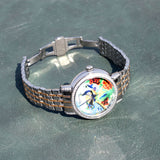 Rose Gold Majesty Watch for Men with Rose Gold & Silver Dual Tone Stainless Steel Strap