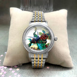 Imperial Peacock Watch for Men with Gold & Silver Dual Tone Stainless Steel Strap