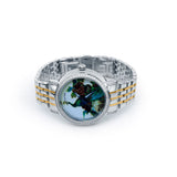 Imperial Peacock Watch for Men with Gold & Silver Dual Tone Stainless Steel Strap