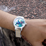 Imperial Peacock Watch for Men with Gold & Silver Dual Tone Stainless Steel Strap