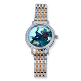 Imperial Peacock Watch for Men with Rose Gold & Silver Dual Tone Stainless Steel Strap