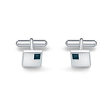 Azure Edge 925 Sterling Silver Cufflinks for Men