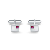 Rosy Edge 925 Sterling Silver Cufflinks for Men