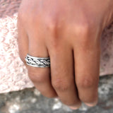 Knotbound 925 Sterling Silver Band for Men
