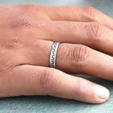 Edgeway 925 Sterling Silver Band for Men