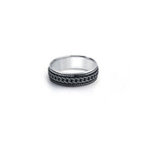 Bold Link 925 Sterling Silver Band for Men