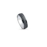 Bold Link 925 Sterling Silver Band for Men