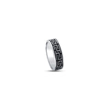 Mazeon 925 Sterling Silver Band for Men