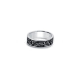 Mazeon 925 Sterling Silver Band for Men