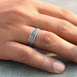 Ornava 925 Sterling Silver Band for Men