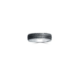 Roadmaster 925 Sterling Silver Band for Men