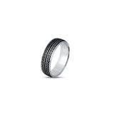 Roadmaster 925 Sterling Silver Band for Men
