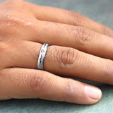 Lifeline 925 Sterling Silver Band for Men