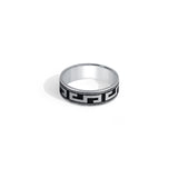 Aegis Path 925 Sterling Silver Band for Men
