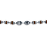 Mahadev Rudraksha 925 Sterling Silver Bracelet for Men