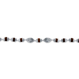 Mahadev Rudraksha 925 Sterling Silver Bracelet for Men
