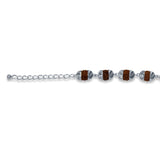 Mahadev Rudraksha 925 Sterling Silver Bracelet for Men