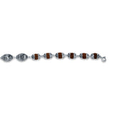 Mahadev Rudraksha 925 Sterling Silver Bracelet for Men