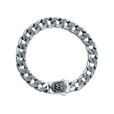 Lion Guard Oxidised Silver Bracelet for Men